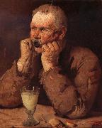 Jean Daniel Ihly An absinthe Drinker Spain oil painting artist